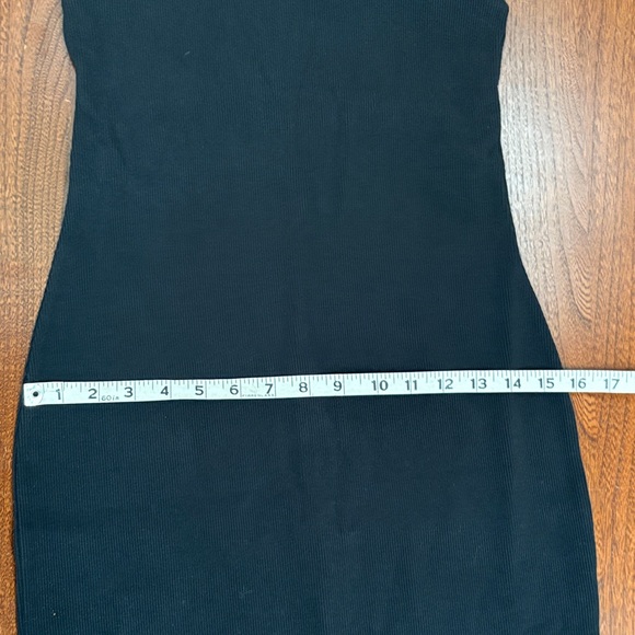 Soldout.nyc Black One-Shoulder Cotton Dress small - Picture 8 of 15
